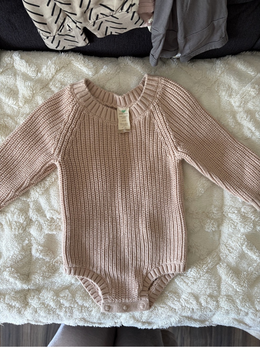 Soft Knit Long-Sleeve One-Piece - Kids